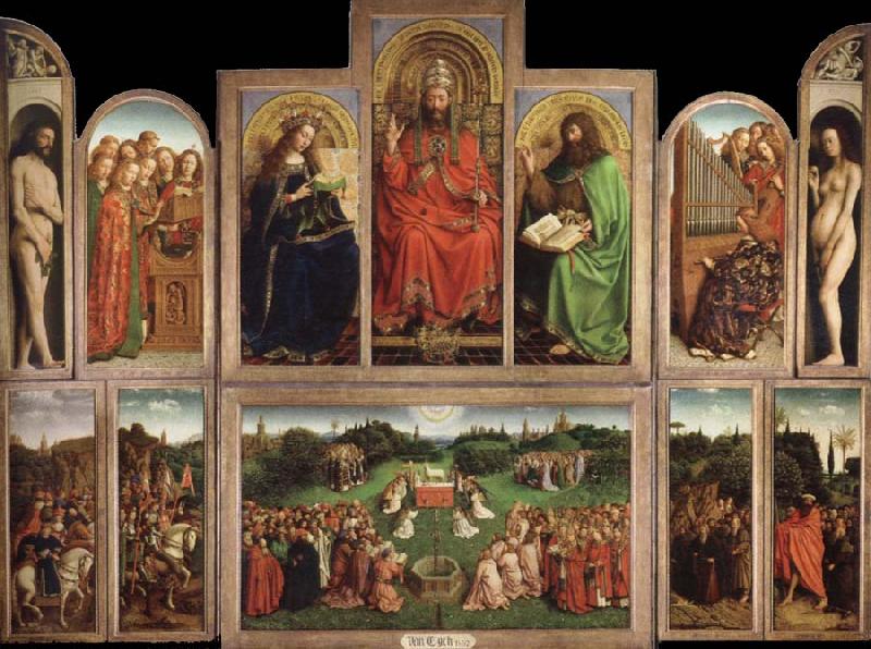 Jan Van Eyck Ghent Altarpiece Sweden oil painting art